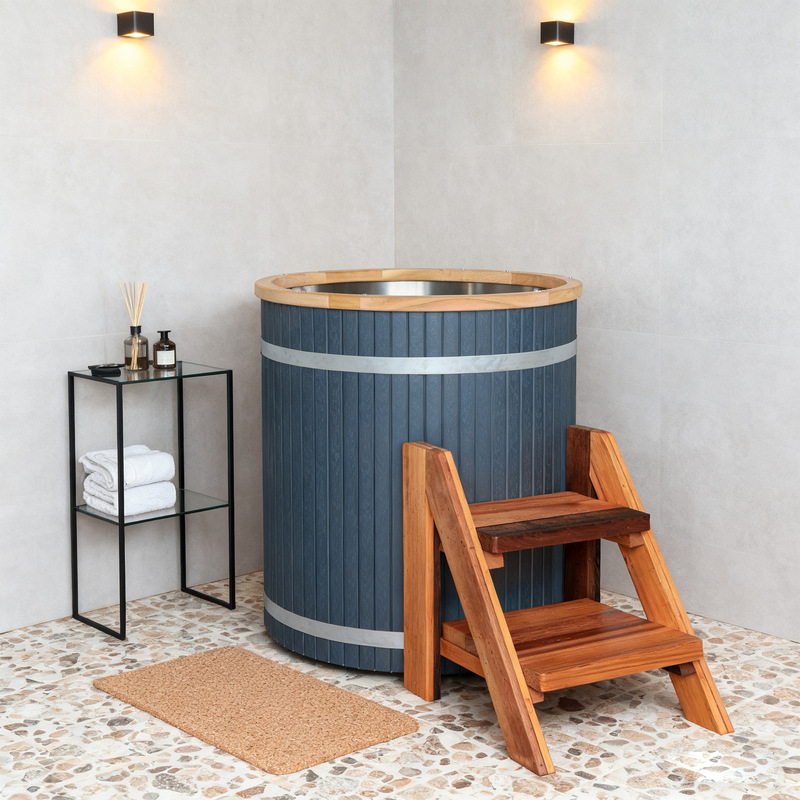 Caisen Cold Water Bathtub Fc-3 Bathtub Ice Bath Machine 304 Stainless Steel Inner Tank Ice Bath Chiller Plastic Wood Red Cedar Caisen Cold Water Bathtub Fc-3 Bathtub Ice Bath Machine 304 Stainless Steel Inner Tank Ice Bath Chiller Plastic Wood Red Cedar
