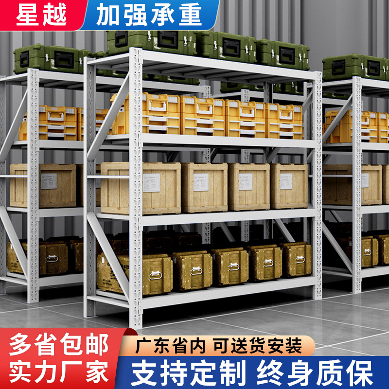 货架仓储置物架多层仓库重型储物架家用货物架批发快递展示铁架子