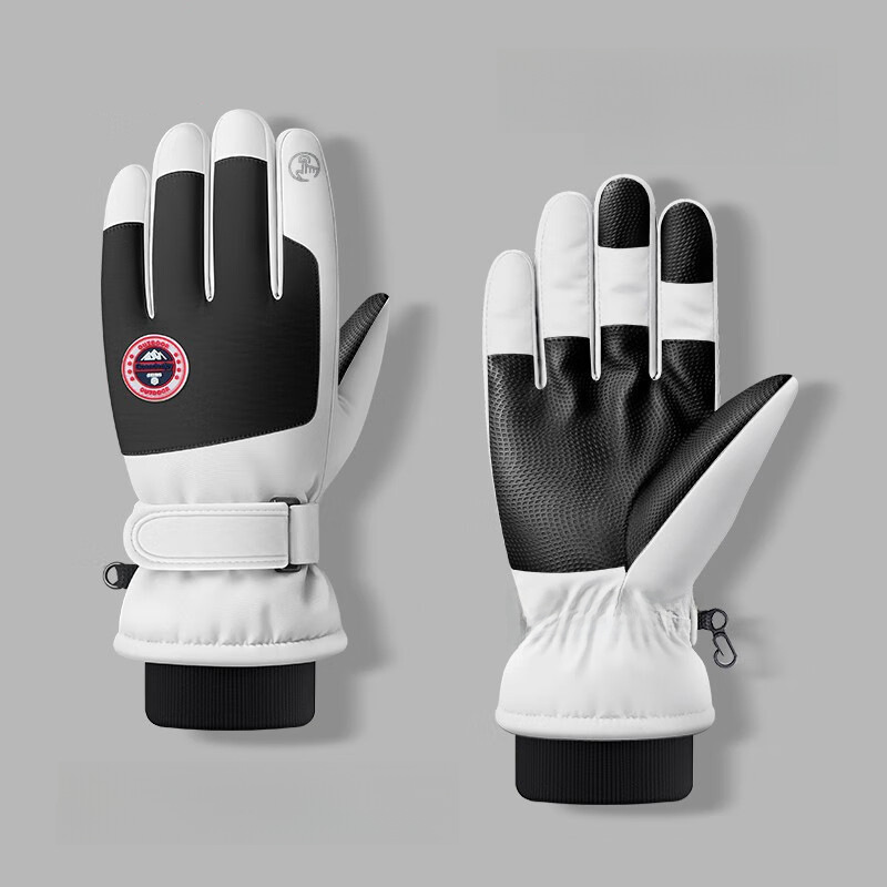 Winter travel keep warm windproof non-slip waterproof ski gloves