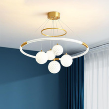 客廳吊燈現代簡約溫馨餐廳卧室LED創意新款個性北歐燈具