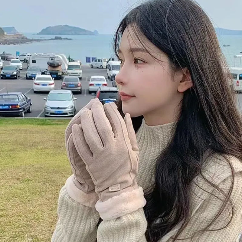 2겹 보온 [베이지] 부피가 크지 않으면서 손 모양을 변형시켜줍니다.