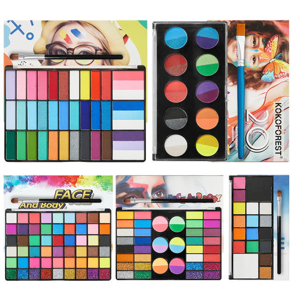water-soluble painted pigment physiological children's set for face