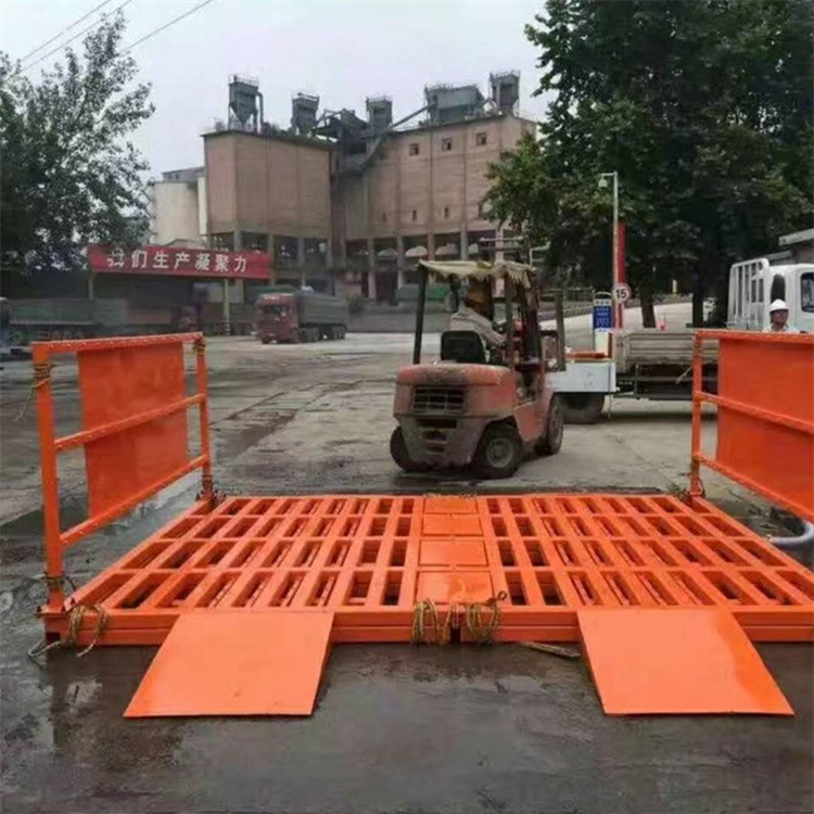 聚仁工程洗车机全自动滚轴式洗车平台渣土车辆清洗机器