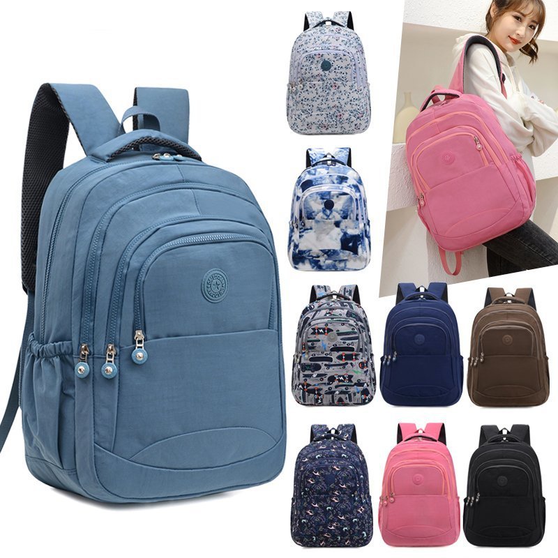 Nueva mochila transfronteriza tendencia de bolsas escolares de estudiantes de secundaria bolsas de nylon de gran capacidad mochila mono colgante