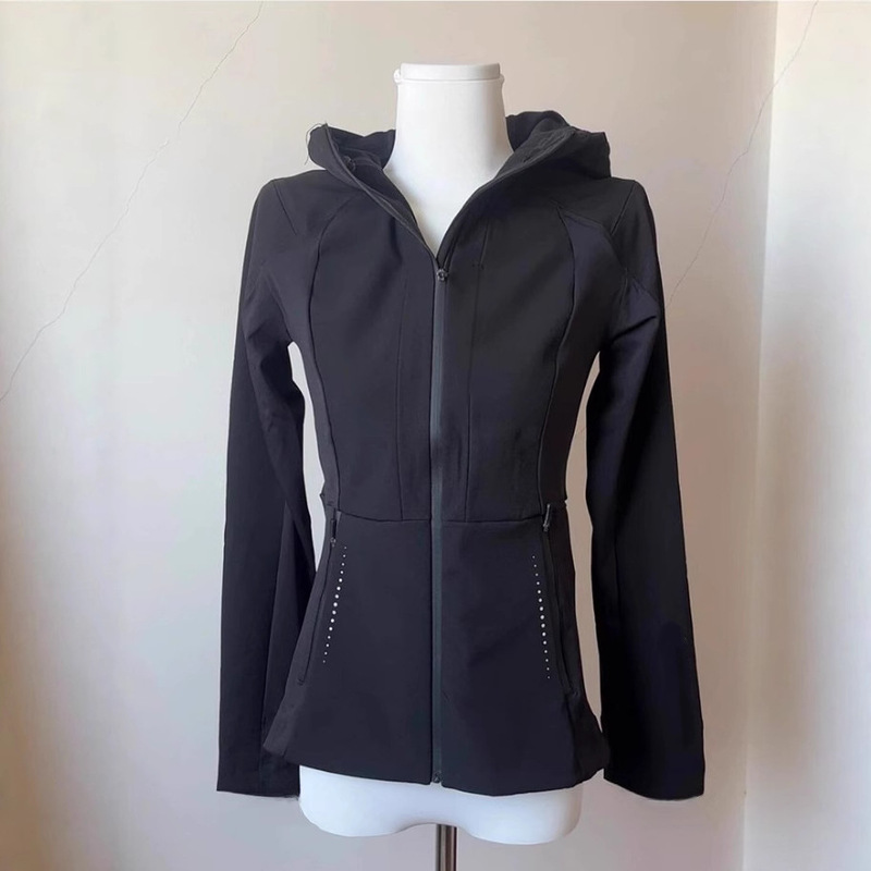 Black Slim-Fit Women's 3-in-1 Jacket with Adjustable Waist, 2026 New Early Spring Softshell Waterproof Hooded Jacket