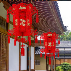 大紅提灯結婚家庭用お祝い飾り提灯卸売り結婚祝い用品卸売り大全