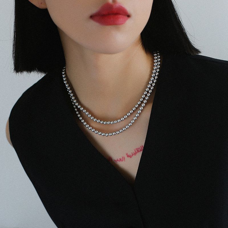 Universal fashionable elegant necklace from pearl