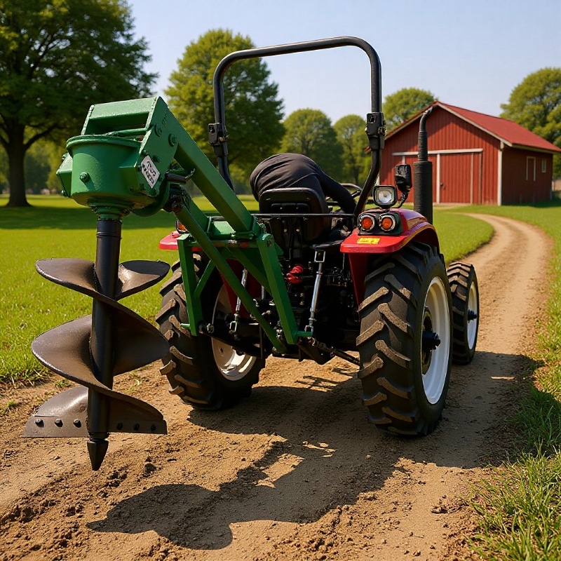植树挖坑机 种树打坑机 电线杆多功能钻地打洞机 雷亿重工