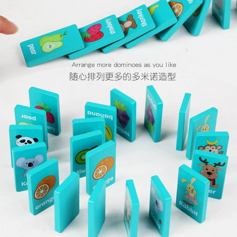 Dominoes, intellectual logic toy for training, (Cross-border trading)
