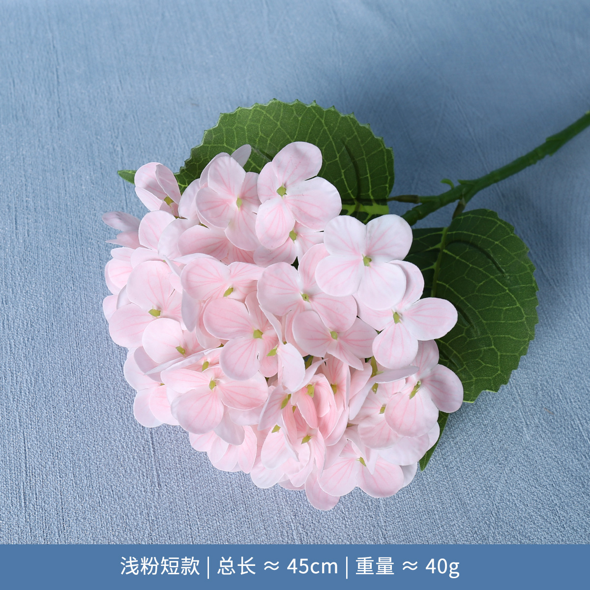 Sensación de la mano hortensias boda simulación flor rosa piruleta roja hortensias sala de bodas pared de flores hileras de flores flores flores falsas