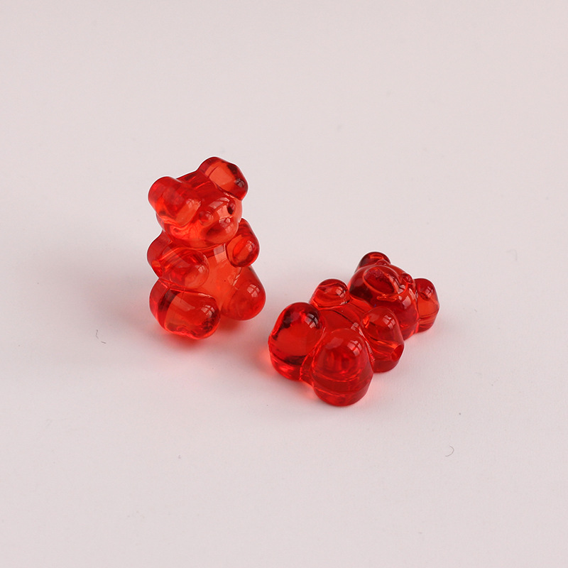 2g Weight Beads Jewelry Making Type DIY Ornament Accessories Classification 1 Piece Quantity Acrylic Material little bear Pattern All Seasons Season Classic Style Style 1 Piece Acrylic Little Bear Beads DIY Ornament Accessories 5