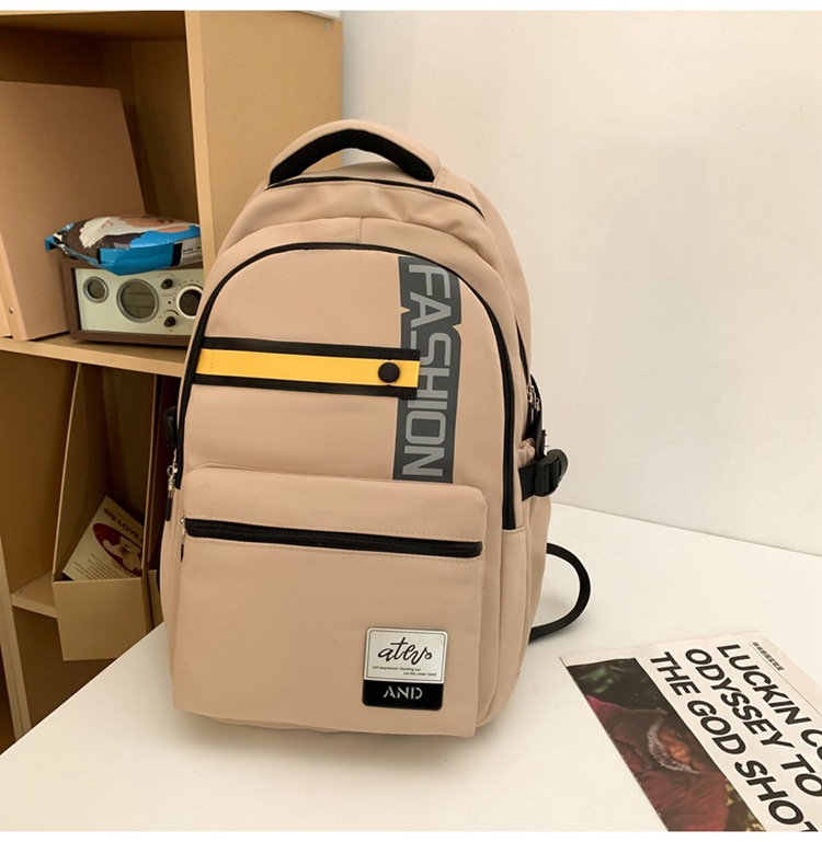 Kids Backpacks New Fashion Trend Backpack Large Capacity Outdoor Leisure Travel Bag Computer Bag Men's Backpack Student Schoolbag_voghion.com