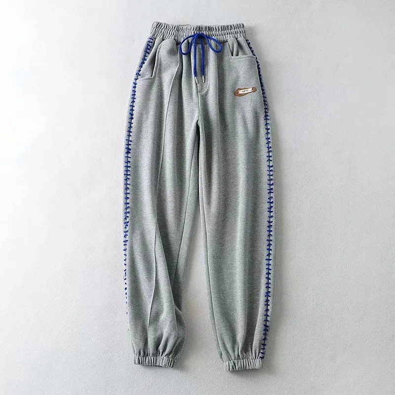 Elastic Waist Drawstring Casual Sweatpants NSHS38254