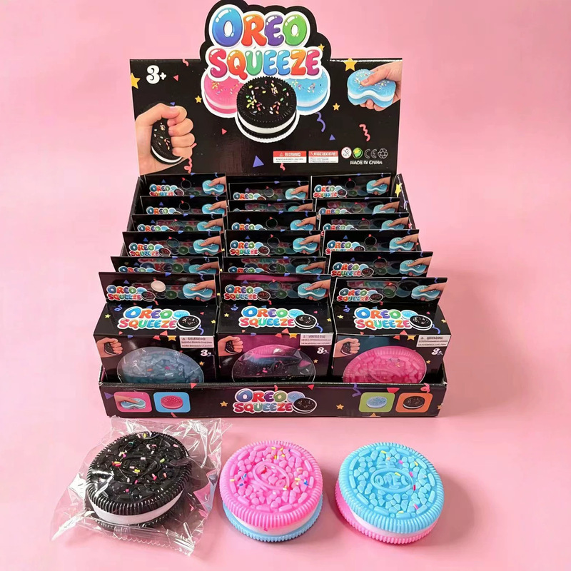 New Oreo Cookie Squishy Stress-Relief Toy, Popular Internet Sensation with a Squishy Texture and High Aesthetic Appeal, a Stress-Relief Gadget New Oreo Cookie Squishy Stress-Relief Toy, Popular Internet Sensation with a Squishy Texture and High Aesthetic Appeal, a Stress-Relief Gadget