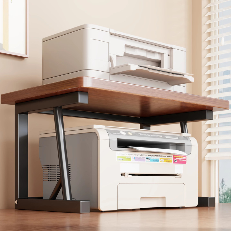 Printer Rack on the Table Layered Storage Cabinet Office Desk File Small Copier Storage Heightening Shelf Printer Rack on the Table Layered Storage Cabinet Office Desk File Small Copier Storage Heightening Shelf