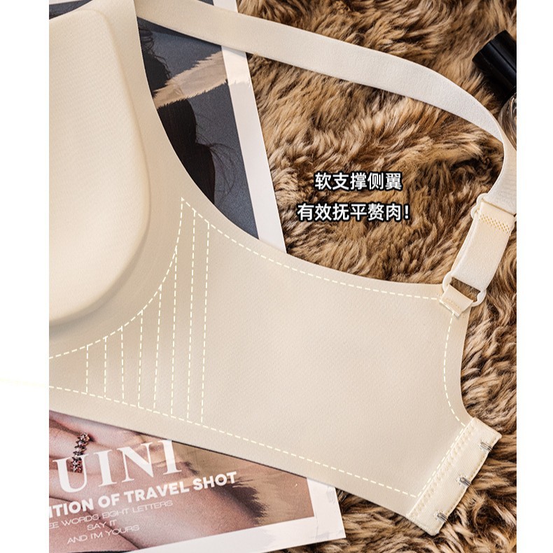 Venta directa de fábrica comercio electrónico transfronterizo Sudeste de Asia Vietnam Tailandia damas sin costuras sujetador de recogida lateral cómodo