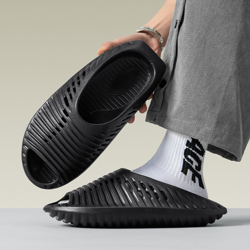 Aussehandel Plus Size Summer Flip-Flops fir Männer, héichwäerteg Gummi-Plastik-Kackgefill EVA Strandschong, liicht, fir Männer_voghion.com