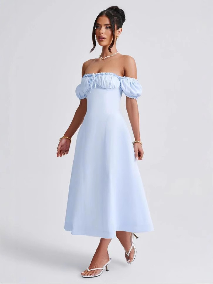 Solid color summer elegant belt with bow
