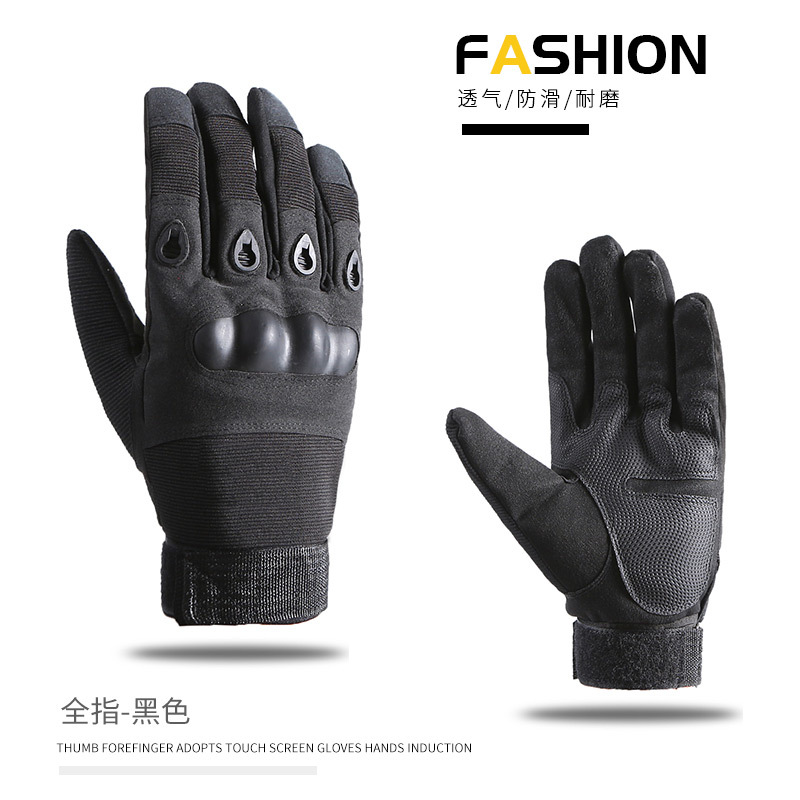 Manufacturer Direct Wholesale Motorcycle Tactical Gloves with Air Vent Back Protection, Breathable, Riding Gloves, Cross-border Tactical Outdoor Non-slip