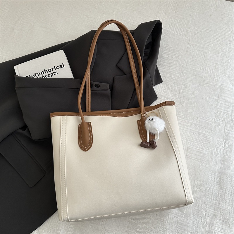 Bolso de alta capacidad de alta belleza para mujeres 2024 nuevo invierno versátil bolso de mujer de viaje al trabajo bolso de hombro