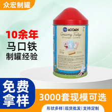 东莞马口铁定制厂家异形巧克力饼干铁罐金属食品级糖果创意定制