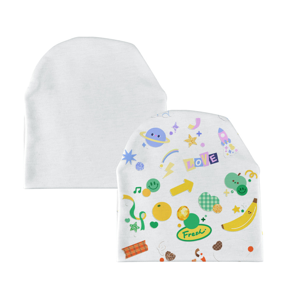 Venta directa de fábrica de sombreros de bebé de transferencia de calor para hombres y mujeres, protección de bebés y bebés, sombreros de cabeza de puerta halógena al por mayor