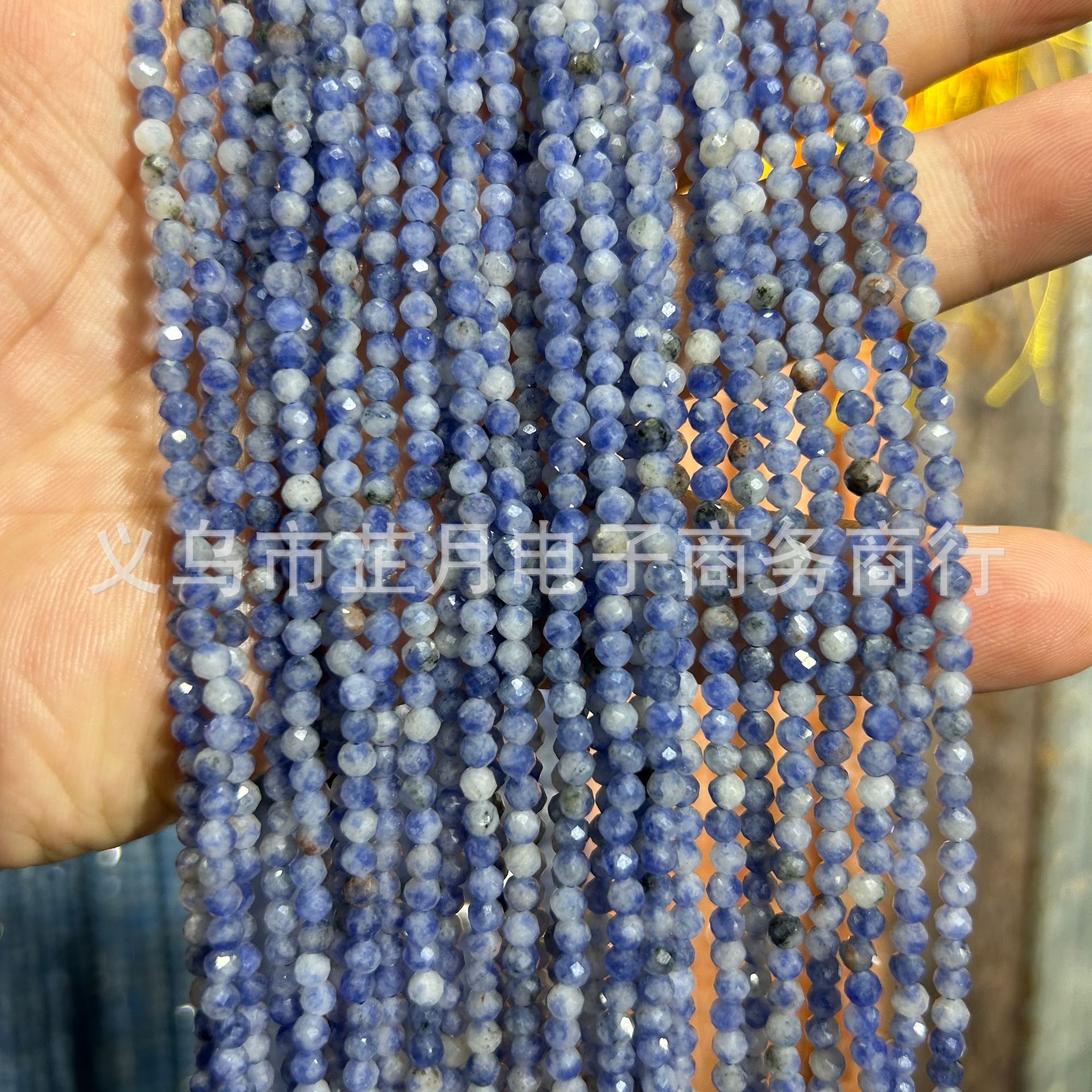 Pequeñas cuentas 2mm3mm4mm facetas todo tipo de ágata Cristal de piedra natural granos sueltos DIY joyería pulsera collar