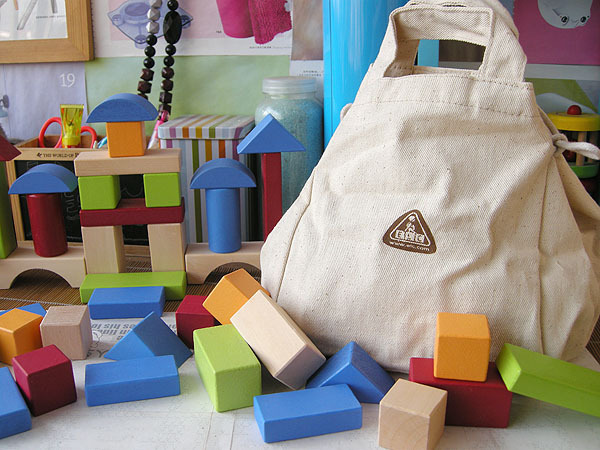 大颗粒实木益智婴幼儿早教男女孩木制儿童100粒积木拼装宝宝玩具