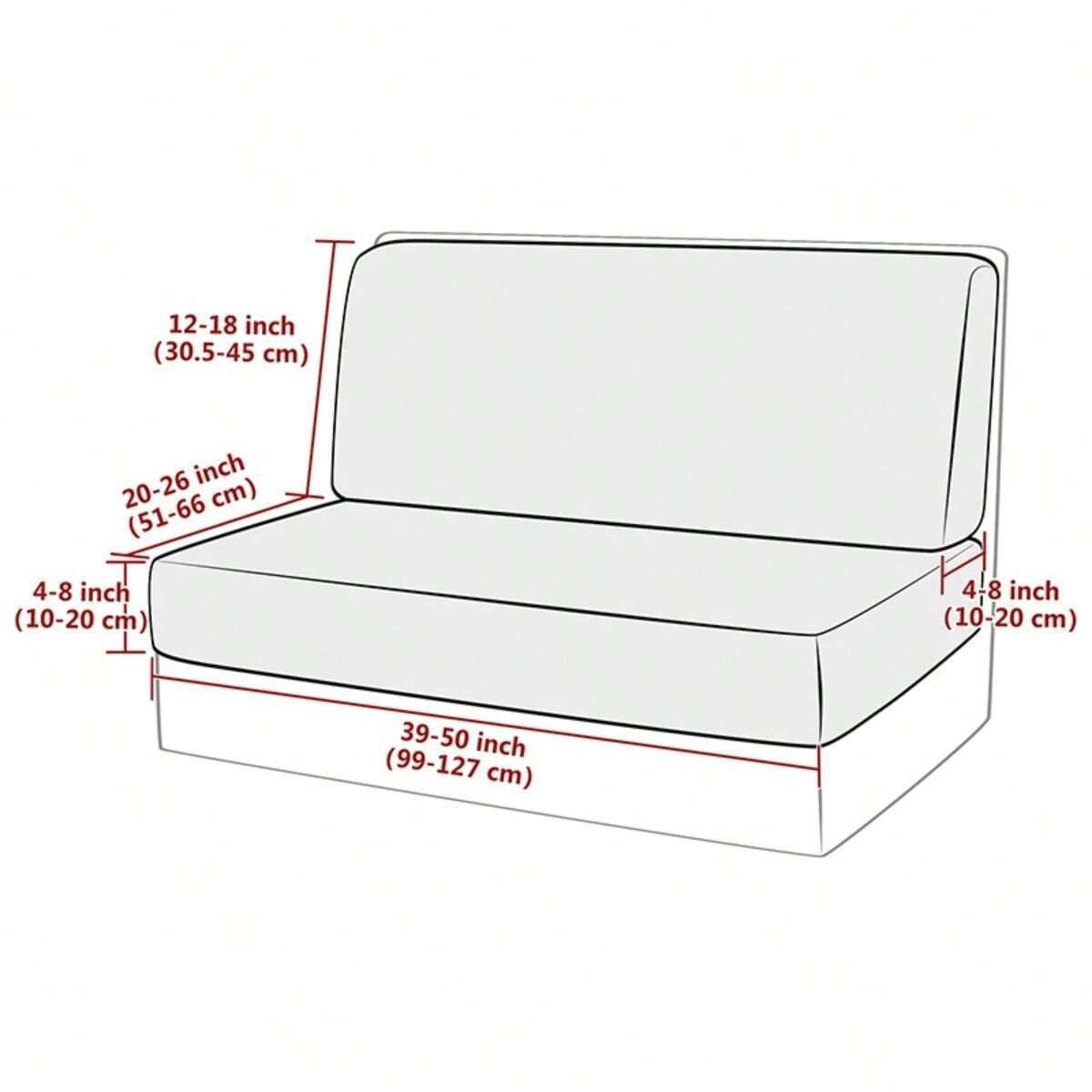 Amazon elástico transfronterizo 75D seda de leche impermeable cojín de RV cubierta de sofá cubierta de RV universal de color sólido