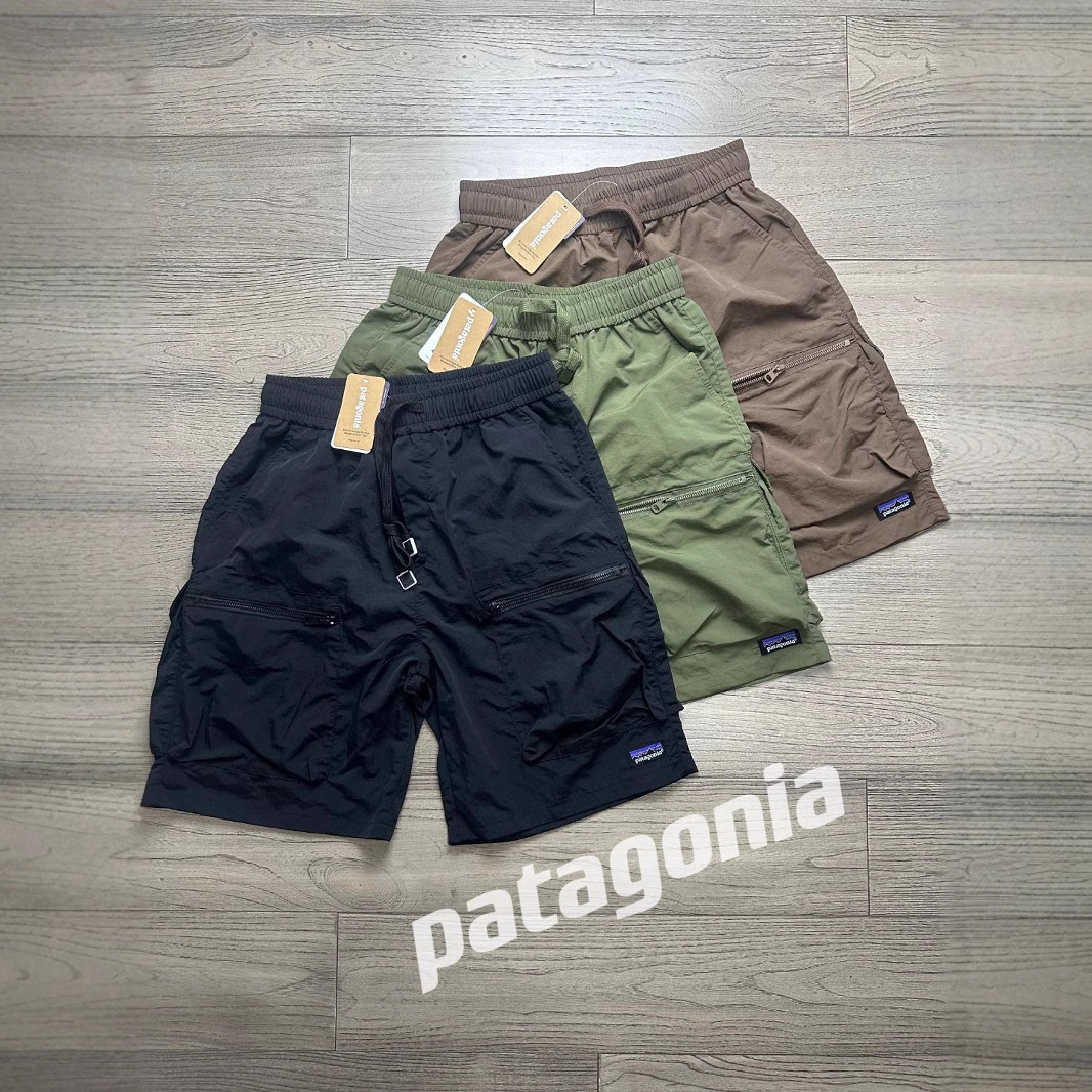 Bata PATA Summer Multi-Pocket Thin Solid Color Simple Loose Tooling Shorts Men's Five-point Casual Trendy Brand