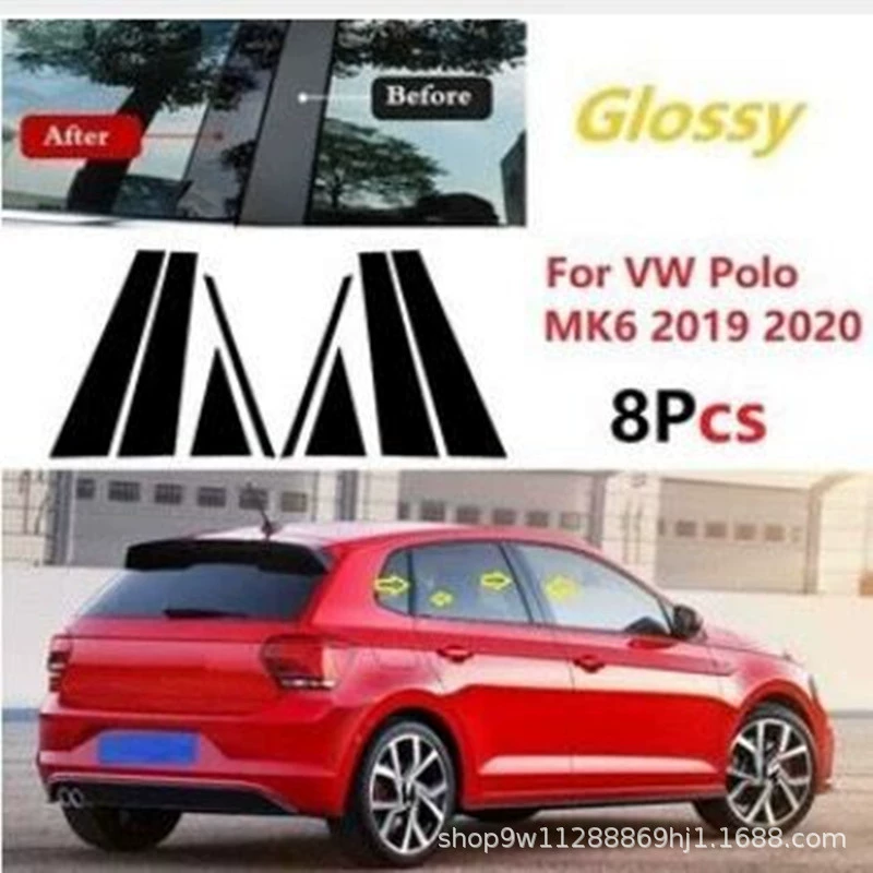 Подходит для Volkswagen нового Jetta POLO Santana Lavida PLUS Sagitar Bora Модифицированная оконная обшивка полоса наклейка на центральную стойку