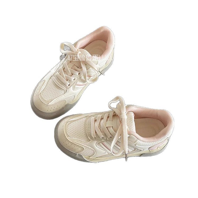 Zapatos blancos de suela gruesa para mujeres 2026 nuevos zapatos de verano zapatos de mujer zapatos casuales transpirables