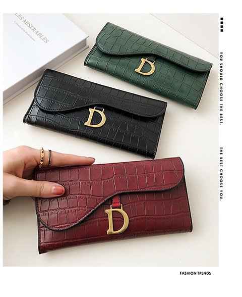 Fashion New Style Long Crocodile Pattern Wallet display picture 24
