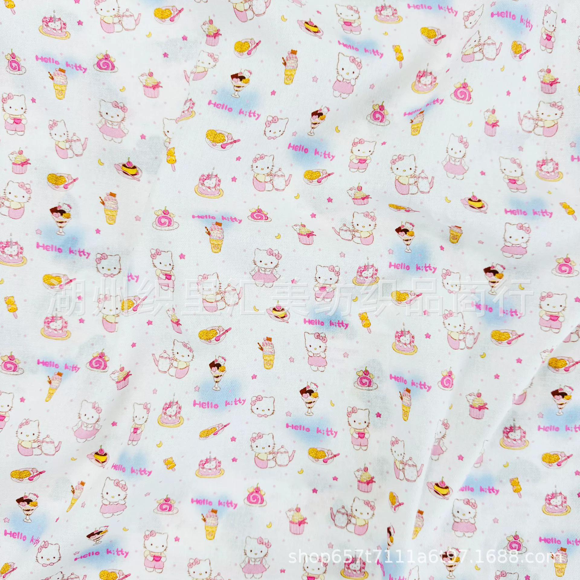 Hello Kitty, хлопковое осеннее платье с мультяшным принтом, пижама, детская одежда