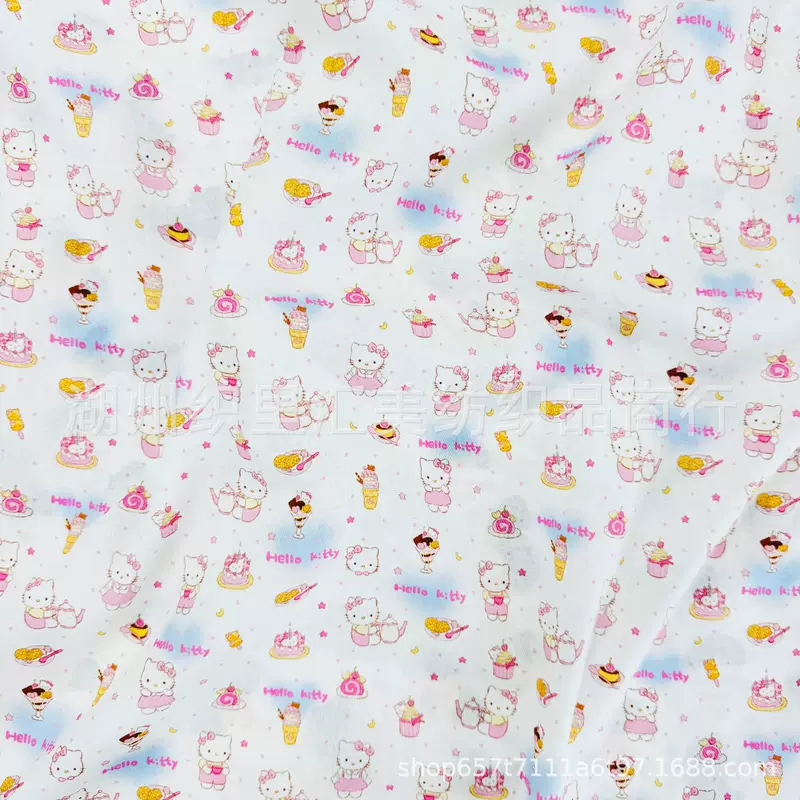 Hello Kitty, хлопковое осеннее платье с мультяшным принтом, пижама, детская одежда