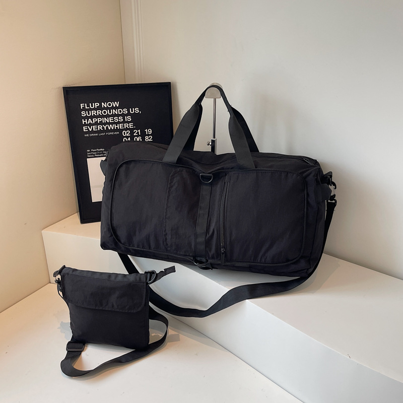 Bolsa de equipaje de viaje transfronteriza de gran capacidad plegable con almacenamiento de zapatos separación seca y húmeda bolsa de yoga bolsa deportiva ocio bolsa de fitness