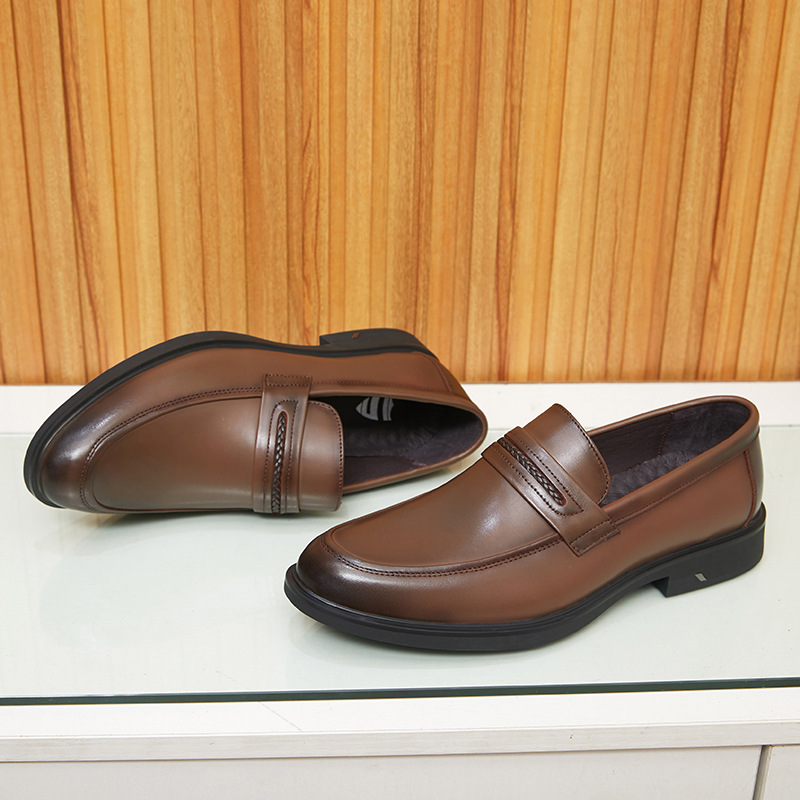 Herbst neue männer schuh abdeckung fuß niedrigen ferse arbeit schuhe karriere spitz herren schuhe_voghion.com
