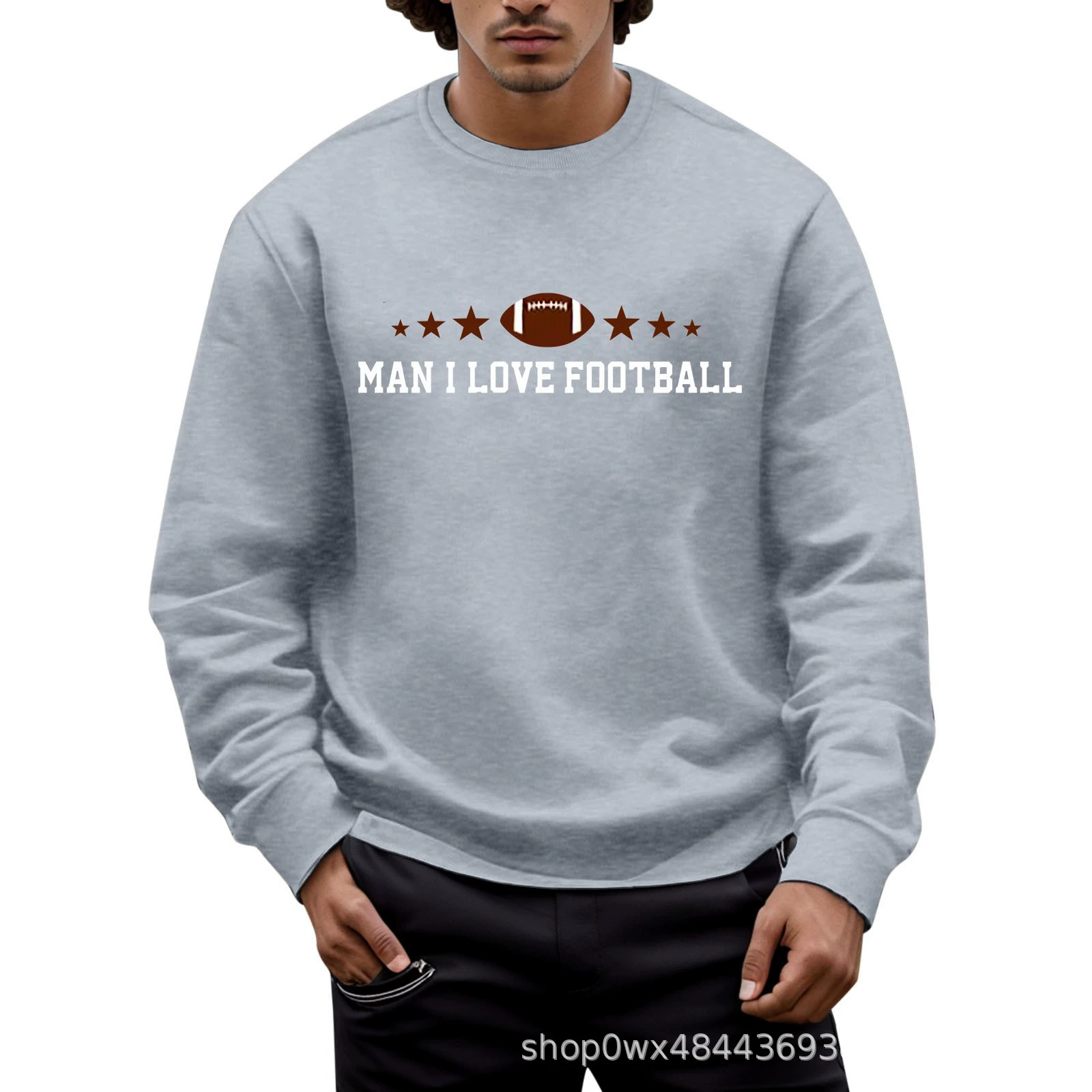 Мужской бейсбольный свитер модный узор 3D-печать 2023 осень трансграничные новые производители источников