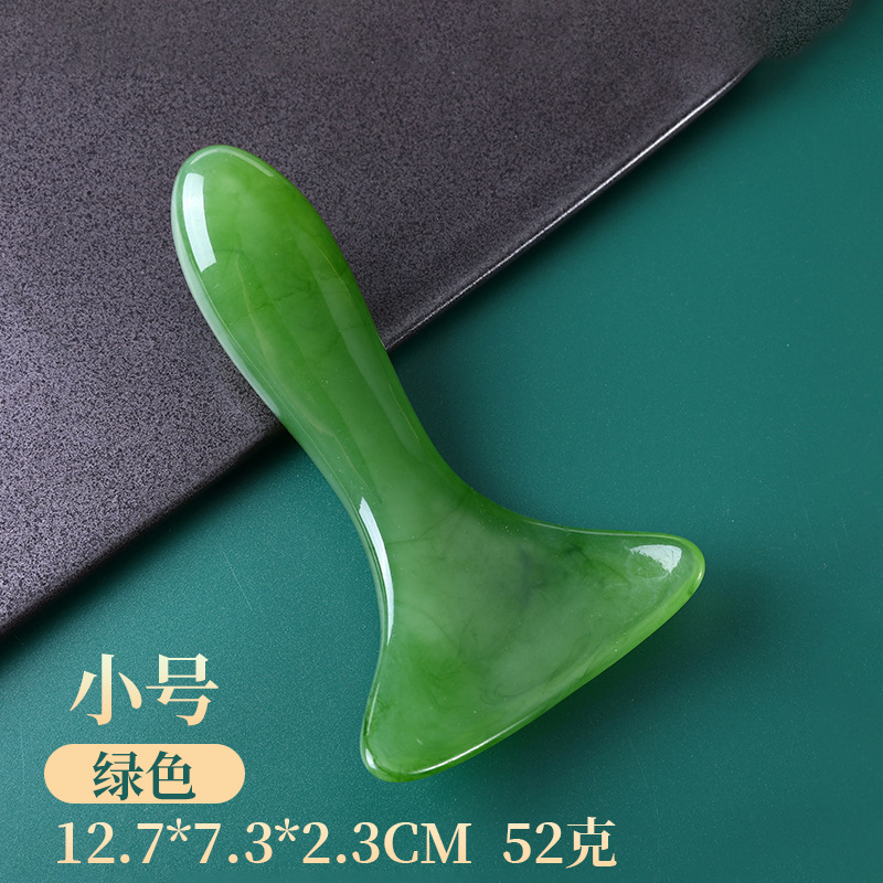 masaje de pala, cuchilla, cuchilla, estriado cervical, masajeador de columna cervical para dragar los meridianos del hombro, empuje abierto, placa de arco de barra de tendón espalda