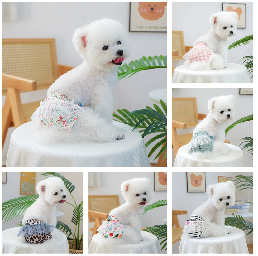 Гигиенические трусы для собак мелких пород, защитные трусы для критических дней, гигиенические прокладки, трусы для периодов, дышащие и легкие.