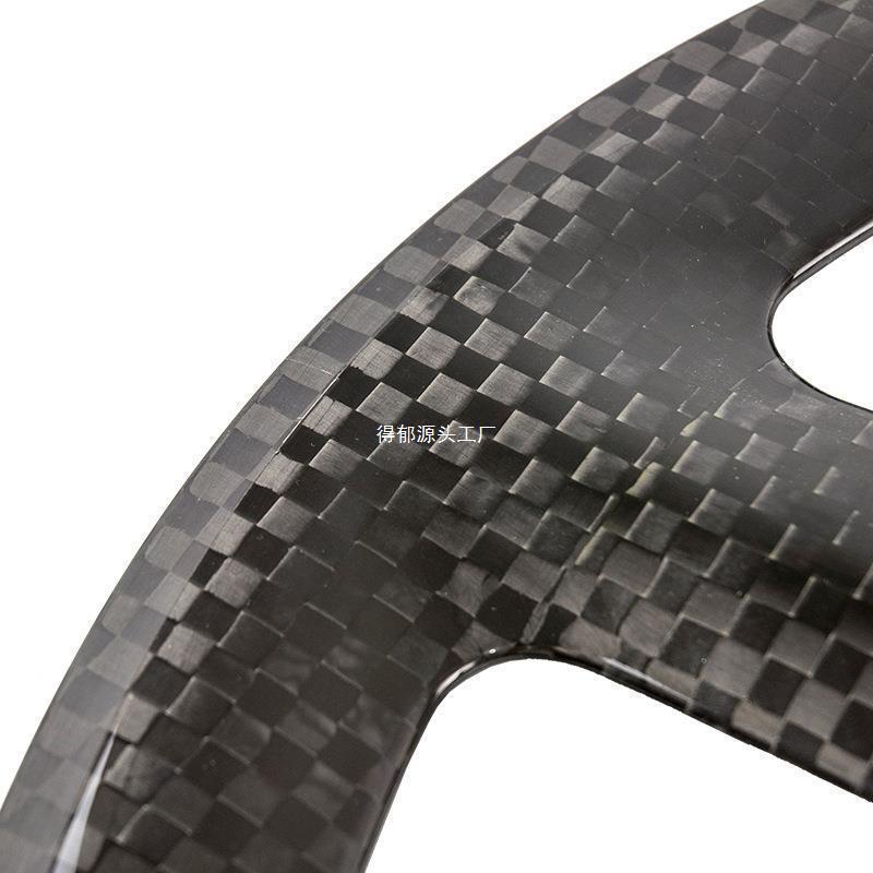 Carbon Fiber Five-Blade Wheel Set for Fixed Gear Road Bikes, Five-Blade Wheel Rims, Bicycle Enclosed Wheels with Shock Absorption