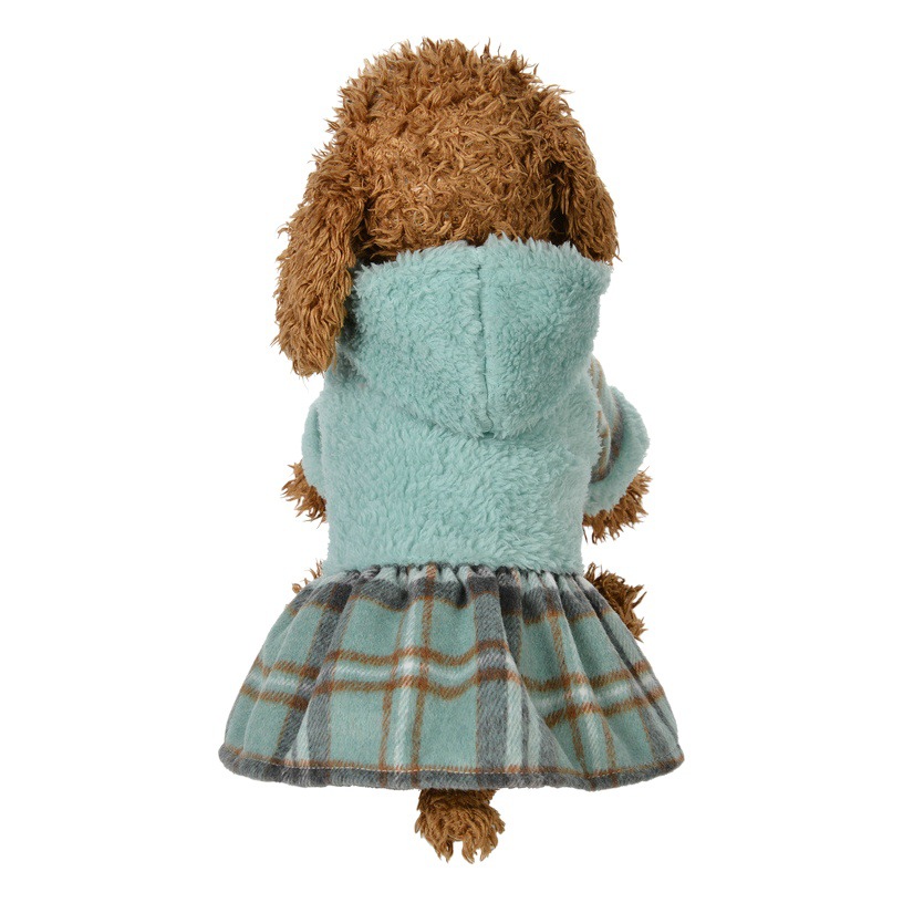 2023 nueva ropa para mascotas falda de comercio exterior cálido y cómodo ropa para perros en casa lindo gato