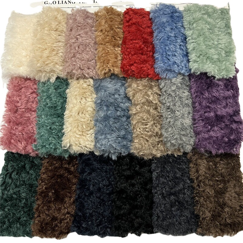 Spot padded Mumbai wool fabric 1000g sheep curl New Zealand wool clothing coat plush Spot padded Mumbai wool fabric 1000g sheep curl New Zealand wool clothing coat plush