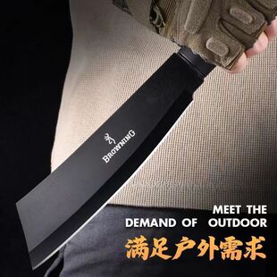 Outdoor Camping Defense Special Battle Field Straight Knife Sharp Meat Cutting Knife Multifunctional High Hardness Wilderness Survival Special Knife