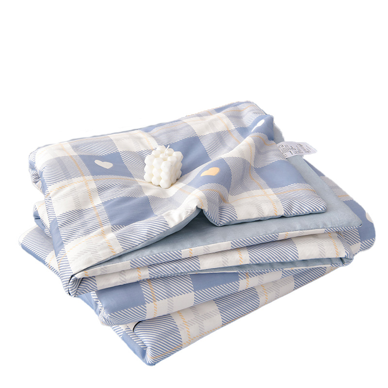 100 edredón fresco de verano de algodón de cuatro piezas dormitorio de algodón puro edredón de aire acondicionado individual verano nuevo edredón de verano 4