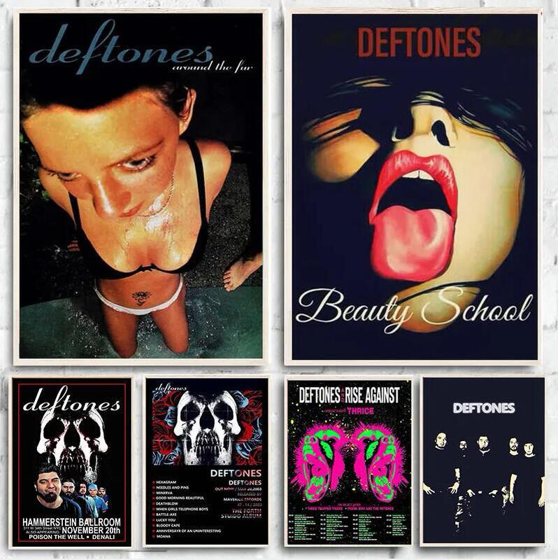 Deftones singer music album canvas painting modern art poster pop band wall art picture Deftones singer music album canvas painting modern art poster pop band wall art picture