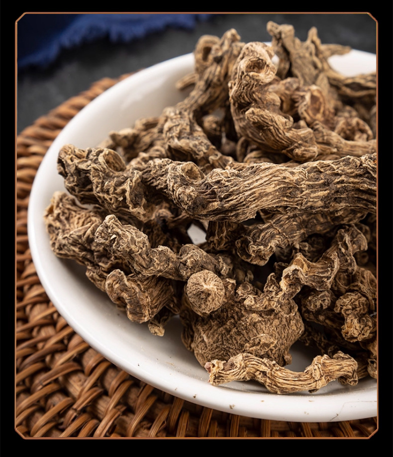 Dried Zhu Jie Shen Bamboo Ginseng Root 500g Traditional TCM Herb for Decoction and Soup in use
