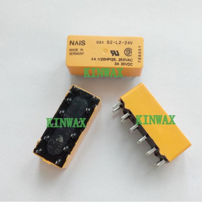 供应松下S2系列继电器 S2-L2-24V 12脚 电子元件配套服务