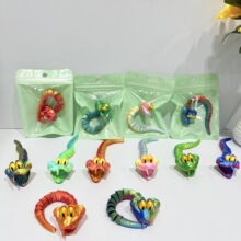 新款3D打印盖瑞蛇长13cm摆件玩具摆摊爆品小红书同款儿童玩具批发