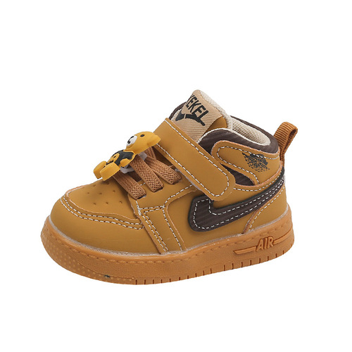  Autumn New Baby Shoes 0-2 Years Old 1 Soft Bottom Anti-Slip Baby Toddler Shoes Men and Women Cartoon Toddler Shoes